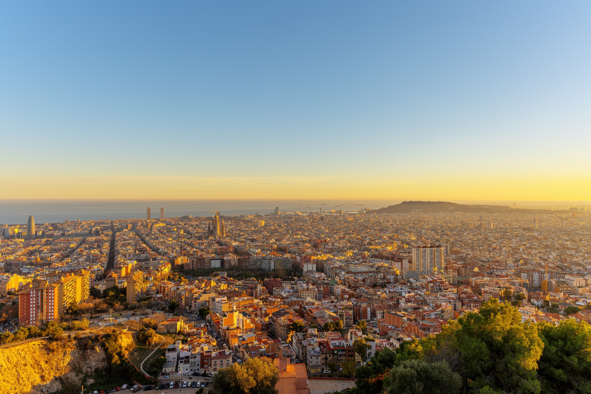 View over Barcelona